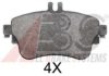 MERCE 0064204820 Brake Pad Set, disc brake